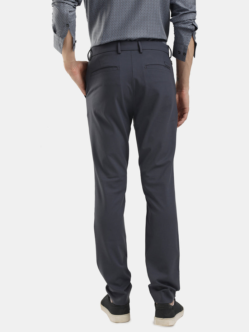 COTTON STRETCH PLAIN TROUSER