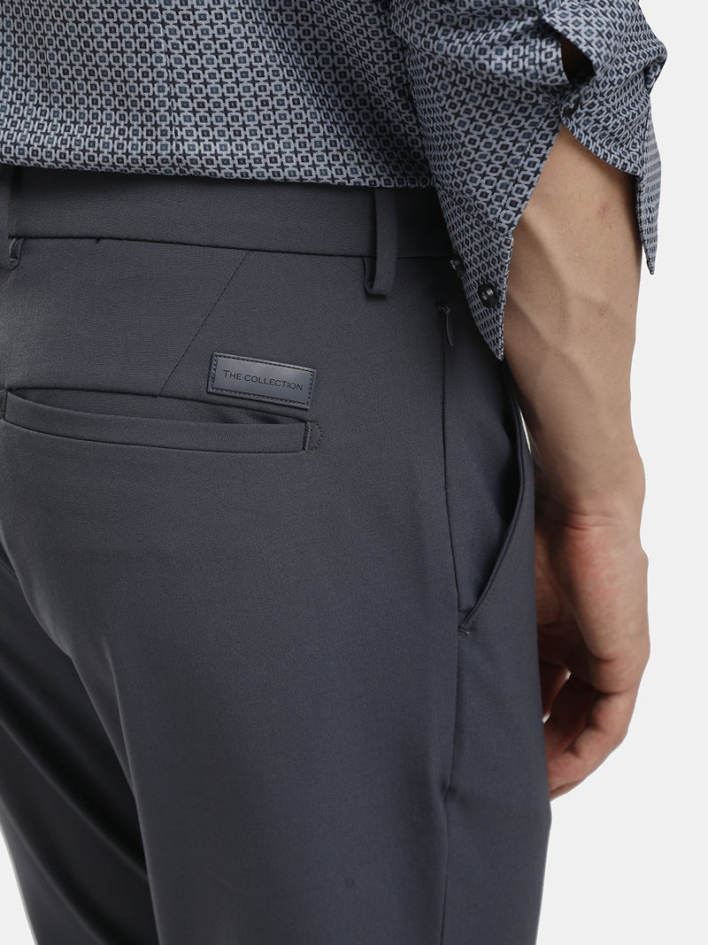 COTTON STRETCH PLAIN TROUSER