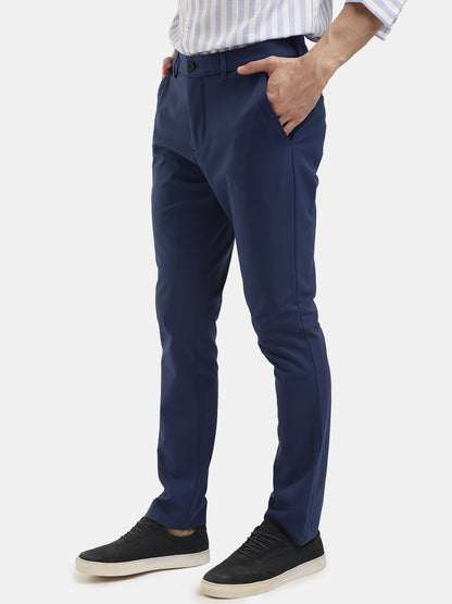 COTTON STRETCH PLAIN TROUSER