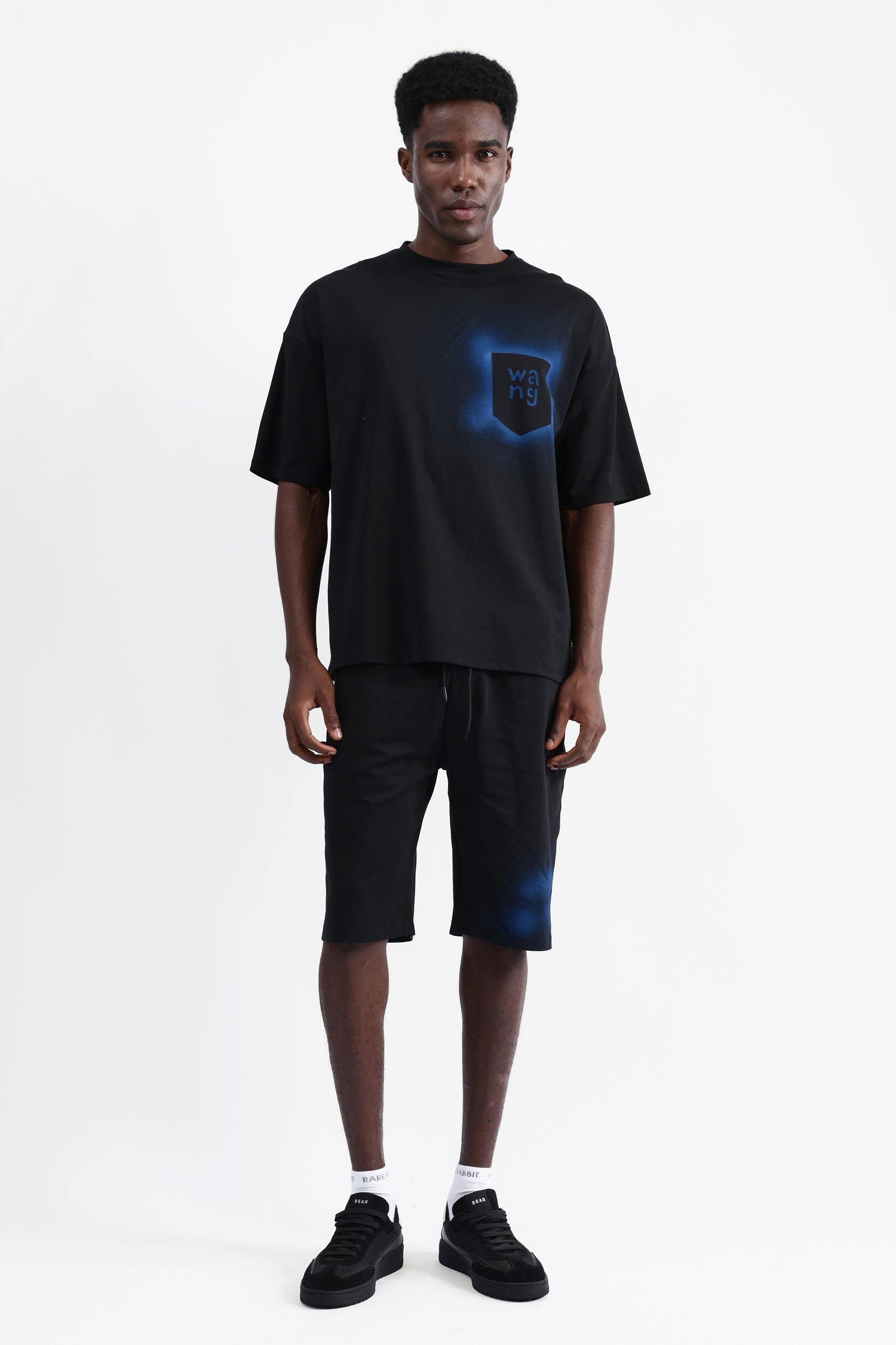 ABSTRACT PRINT OVERSIZED T-SHIRT