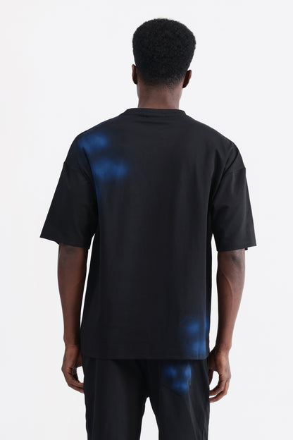 ABSTRACT PRINT OVERSIZED T-SHIRT