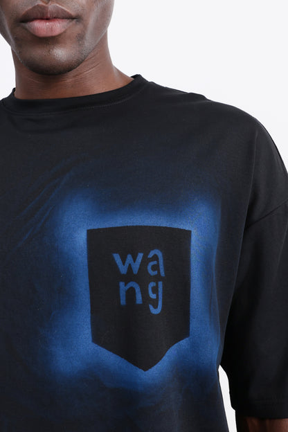 ABSTRACT PRINT OVERSIZED T-SHIRT