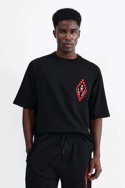 EMBROIDERED OVERSIZED T-SHIRT