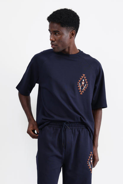 EMBROIDERED OVERSIZED T-SHIRT