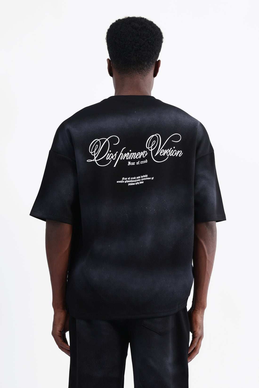 ABSTRACT PRINT OVERSIZED T-SHIRT