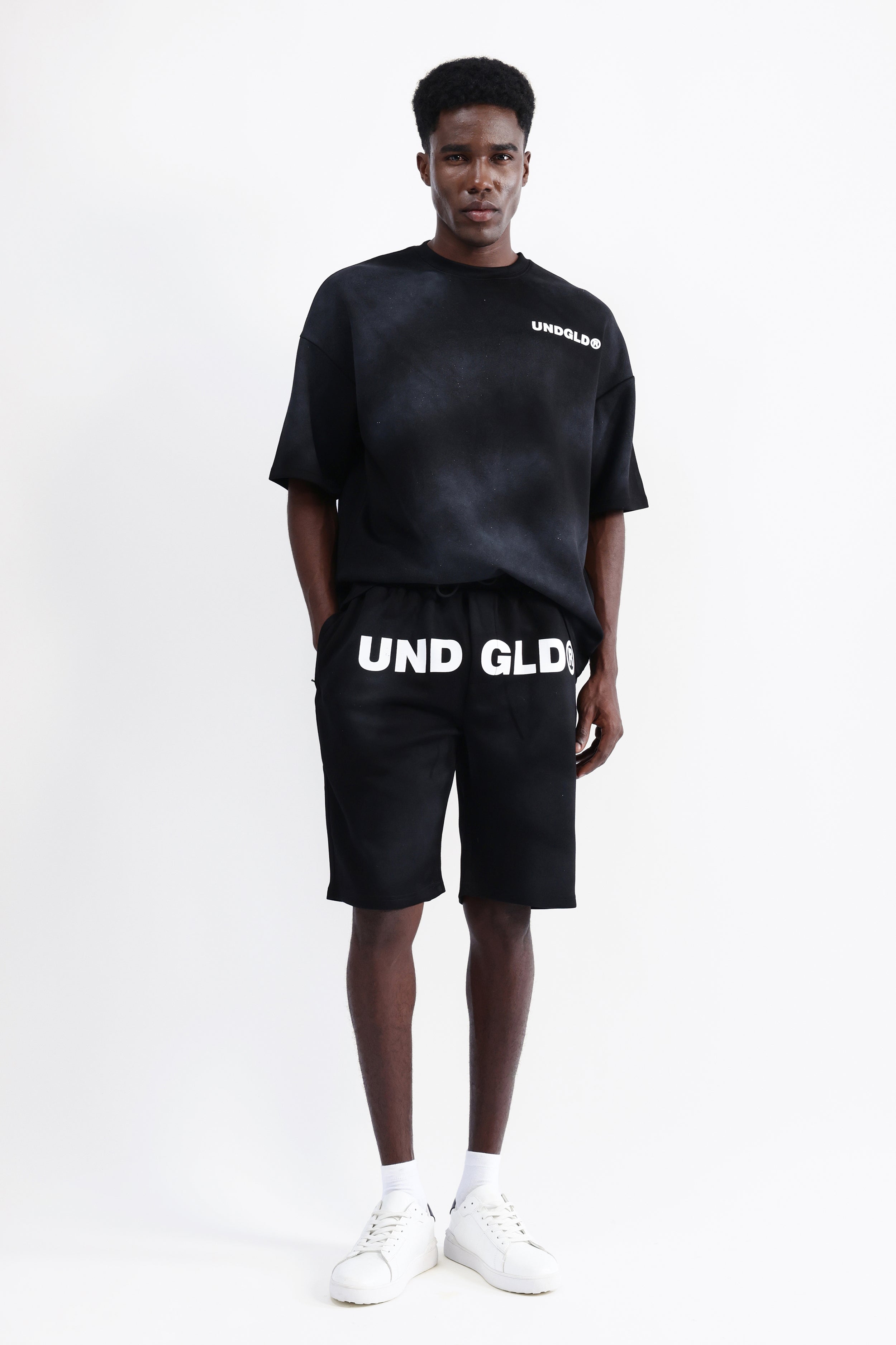 ABSTRACT PRINT OVERSIZED T-SHIRT