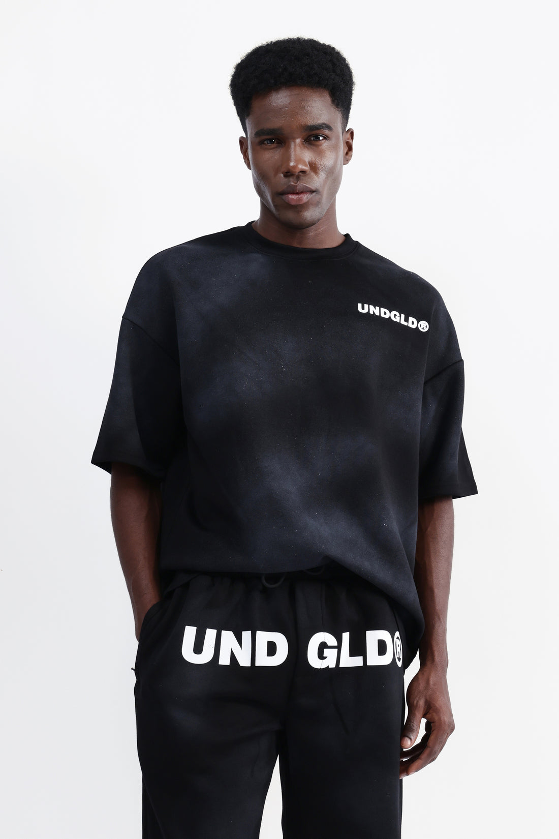 ABSTRACT PRINT OVERSIZED T-SHIRT