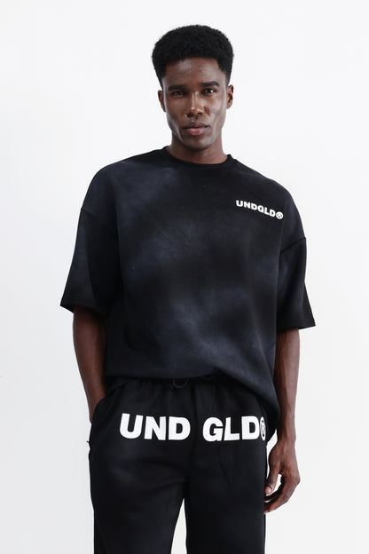 ABSTRACT PRINT OVERSIZED T-SHIRT