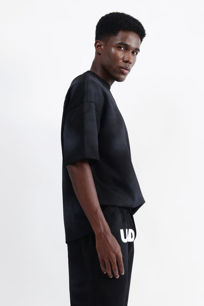 ABSTRACT PRINT OVERSIZED T-SHIRT