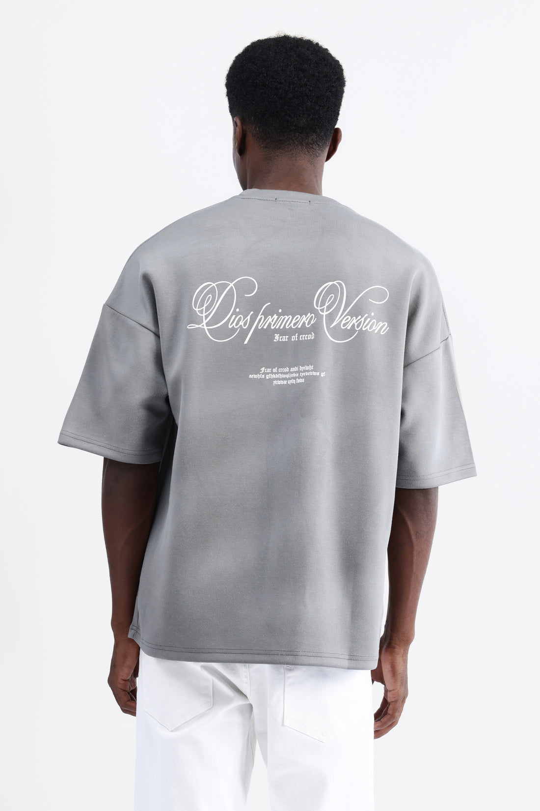 ABSTRACT PRINT OVERSIZED T-SHIRT