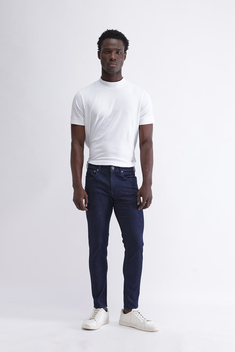 SLIM FIT DARK WASH JEANS