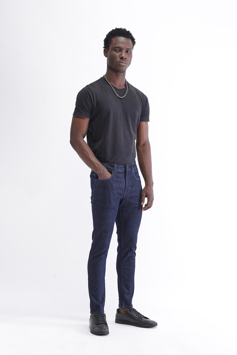 SLIM FIT DARK WASH JEANS
