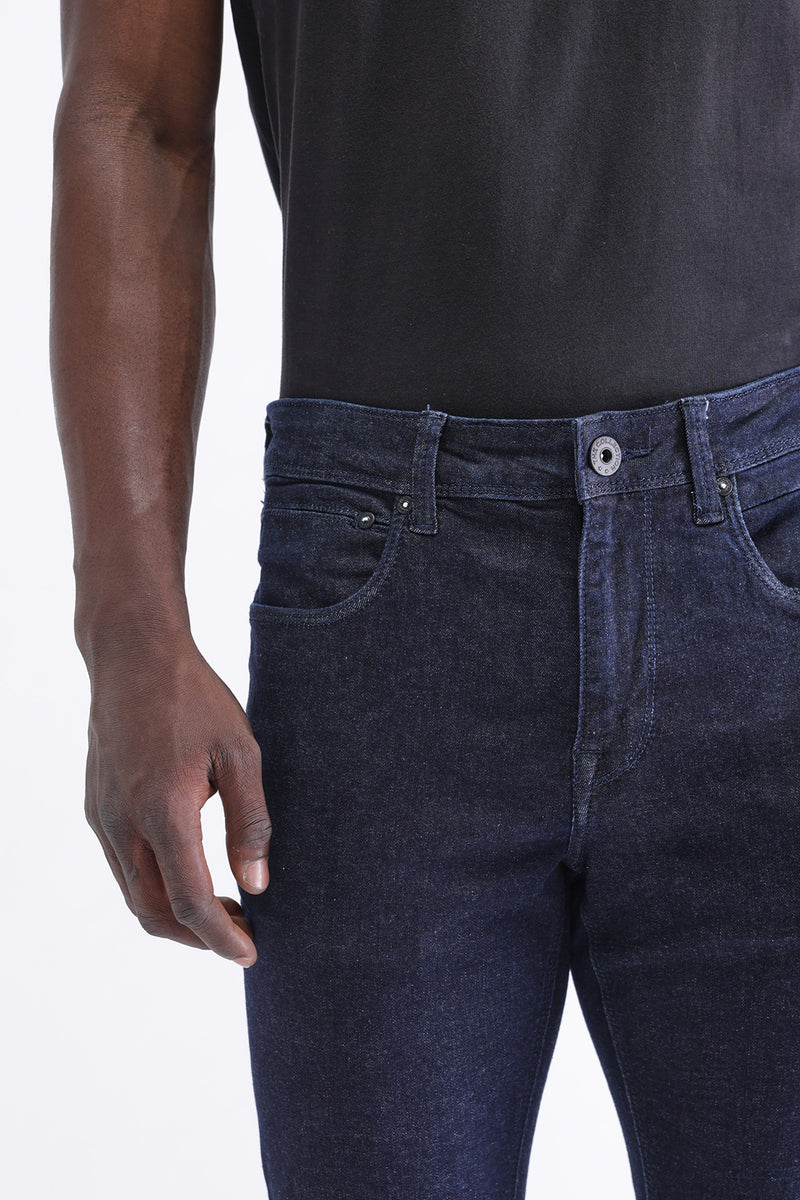 SLIM FIT DARK WASH JEANS