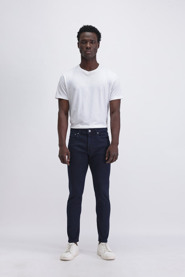 SLIM FIT DARK WASH JEANS