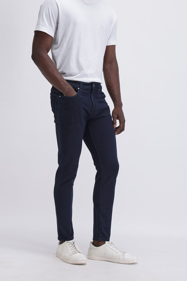 SLIM FIT DARK WASH JEANS
