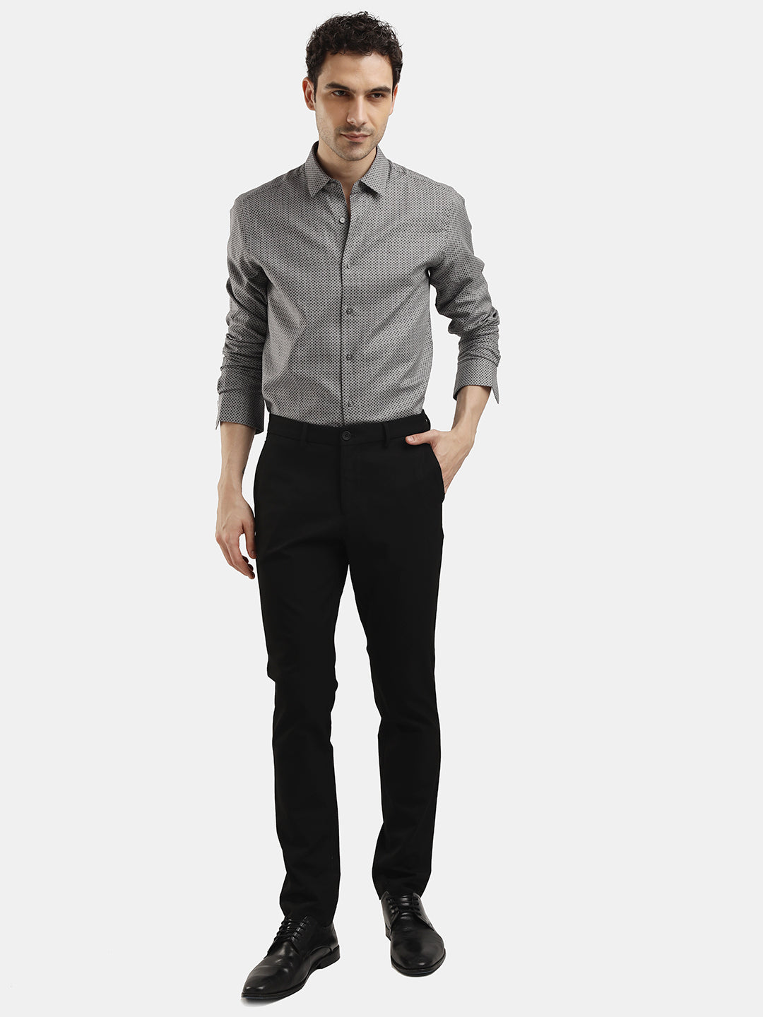 SLIM FIT COTTON STRETCH TROUSER