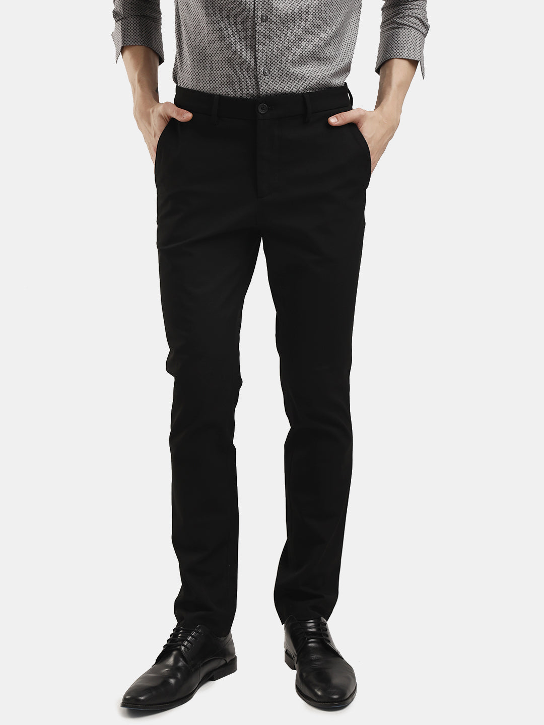 SLIM FIT COTTON STRETCH TROUSER