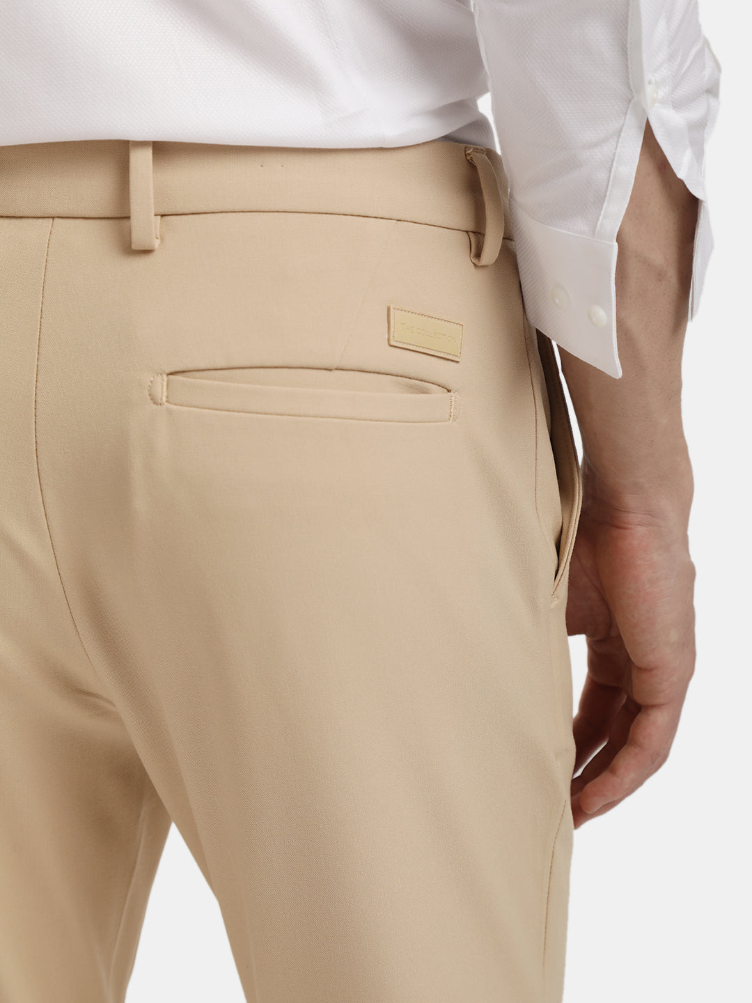 SLIM FIT COTTON STRETCH TROUSER