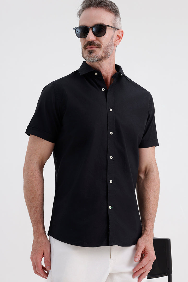 BLACK OXFORD SHIRT
