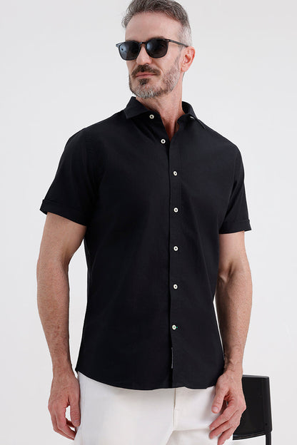 BLACK OXFORD SHIRT