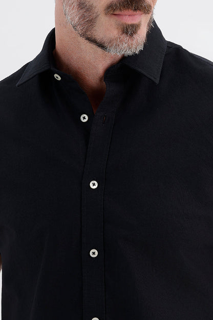 BLACK OXFORD SHIRT