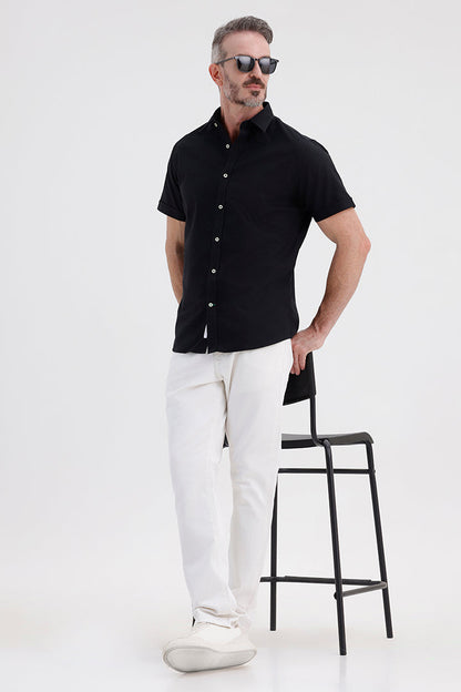 BLACK OXFORD SHIRT