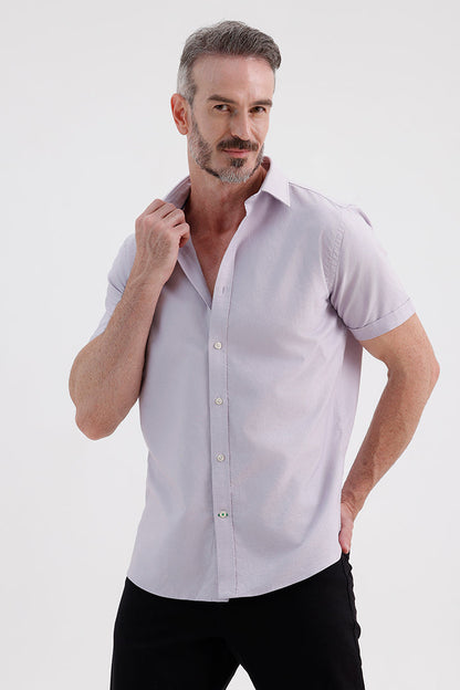 MISTY LILAC OXFORD SHIRT
