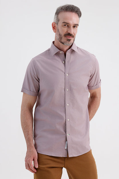 PURPLE DOVE OXFORD SHIRT