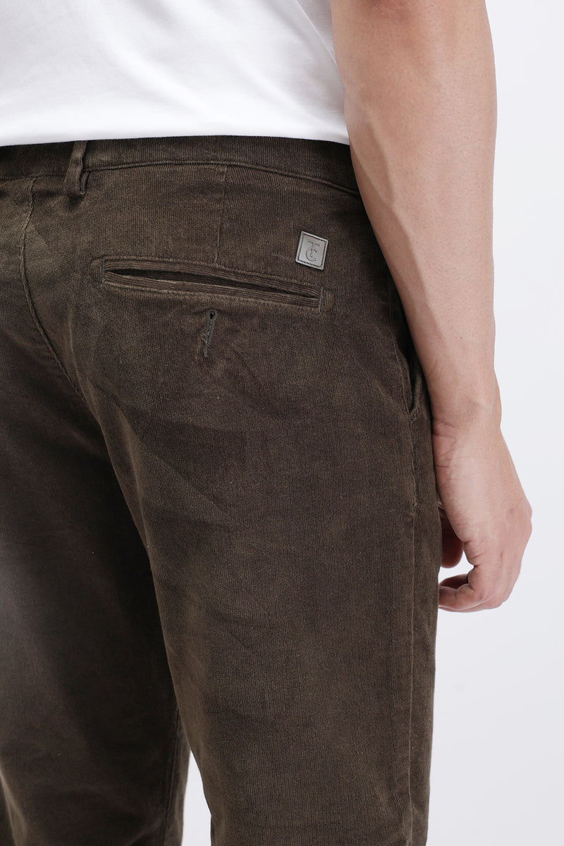SLIM FIT CORDUROY TROUSER