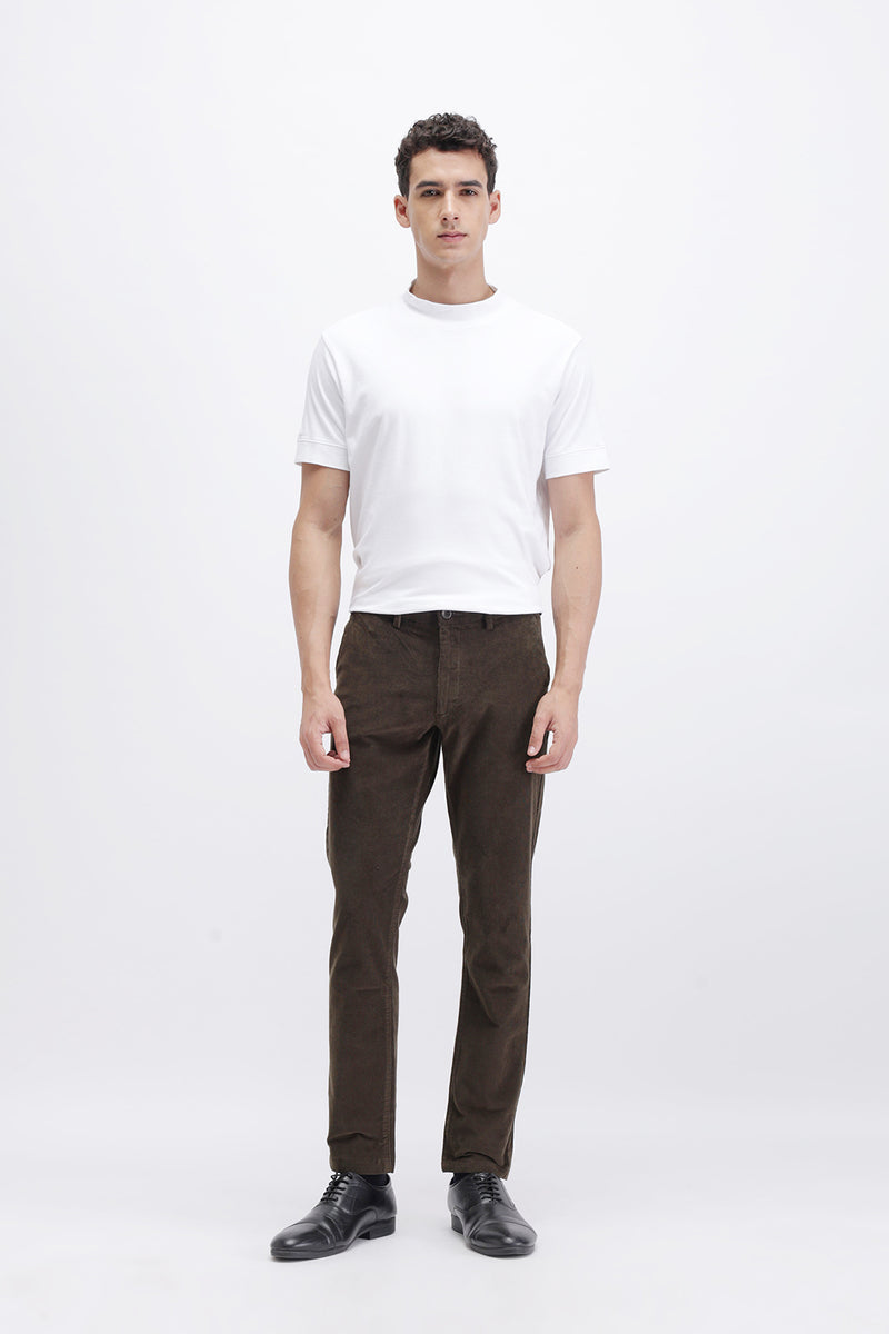 SLIM FIT CORDUROY TROUSER