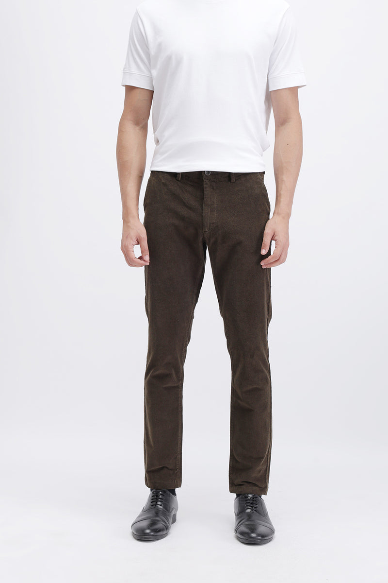 SLIM FIT CORDUROY TROUSER
