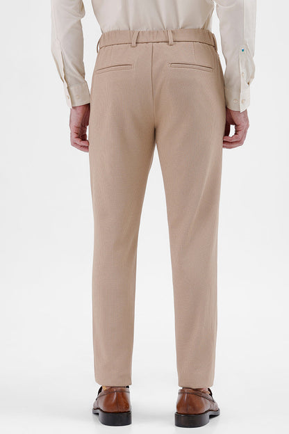 BEIGE STRETCH TROUSER