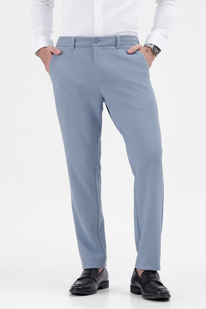 SKY BLUE  STRETCH TROUSER