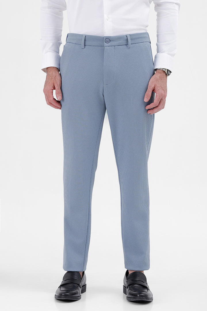 SKY BLUE  STRETCH TROUSER
