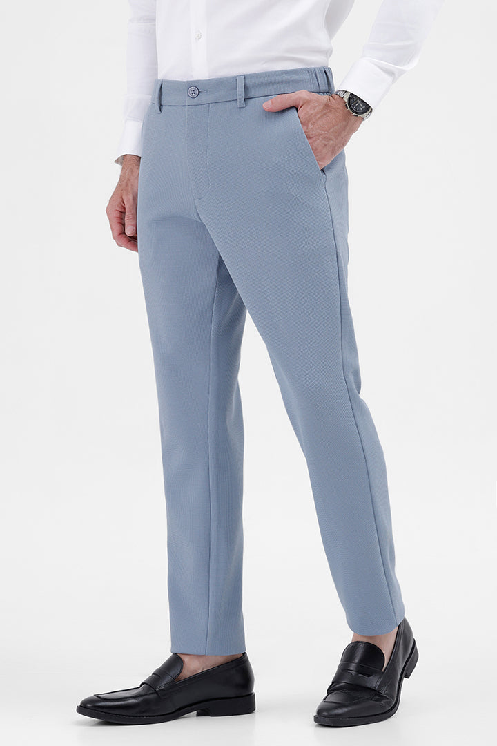 SKY BLUE  STRETCH TROUSER