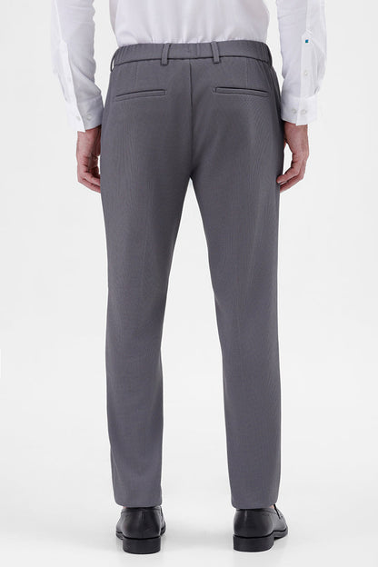 STEEL GREY  STRETCH TROUSER