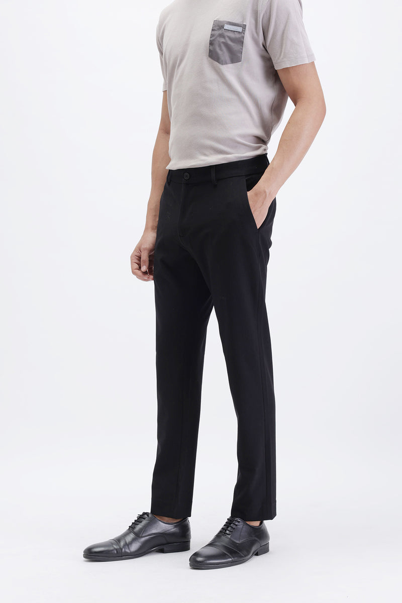 SLIM FIT CLASSIC SOLID TROUSER