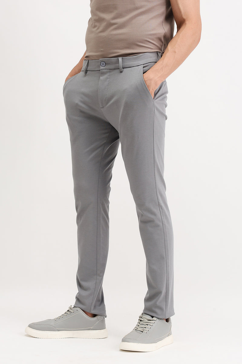 SLIM FIT PLAIN TROUSER