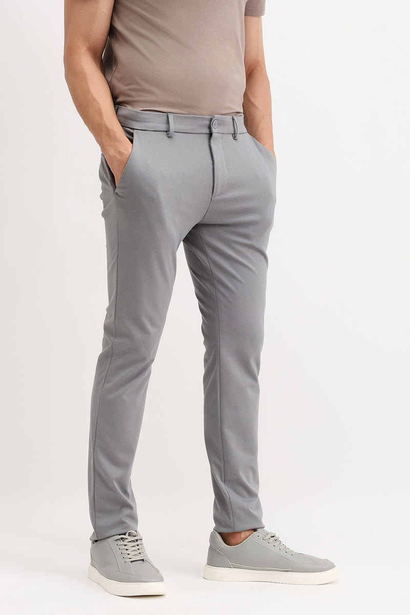 SLIM FIT PLAIN TROUSER