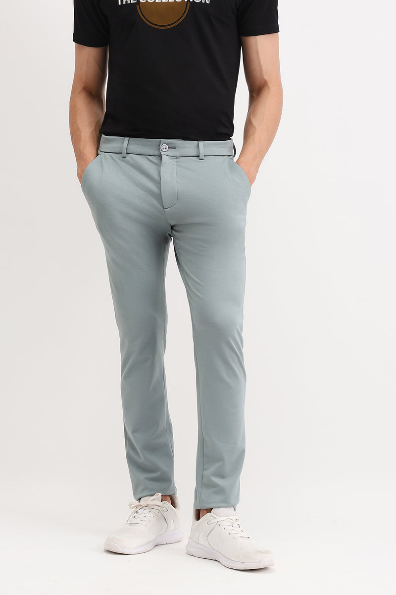 SLIM FIT PLAIN TROUSER