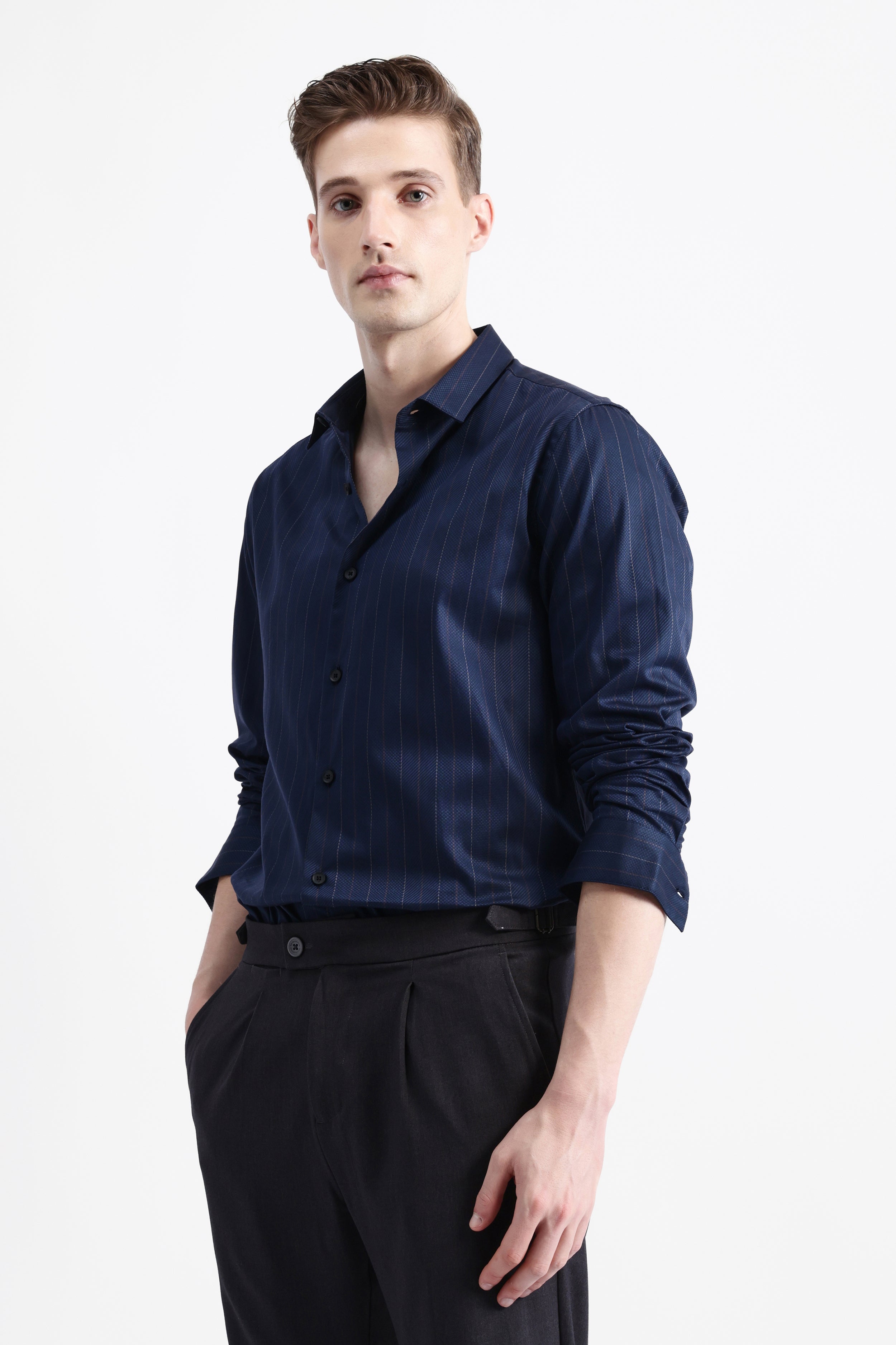 FULL SLEEVES STRIPED SHIRT