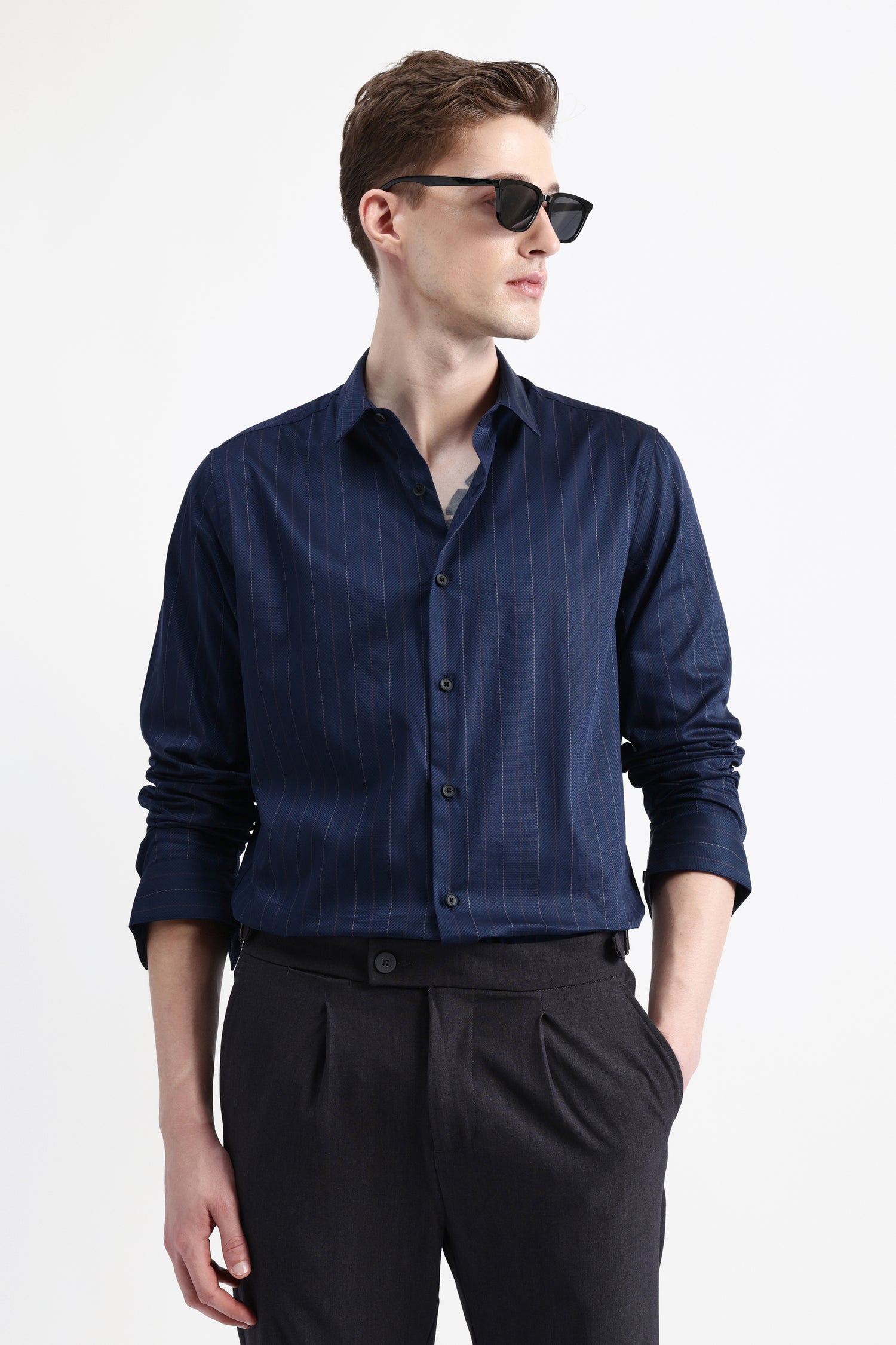 FULL SLEEVES STRIPED SHIRT