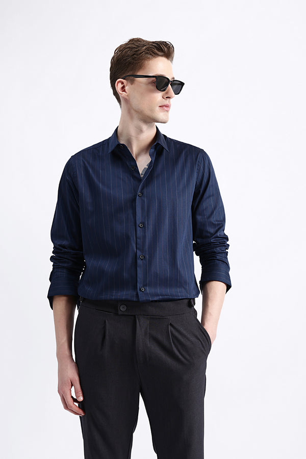 FULL SLEEVES STRIPED SHIRT