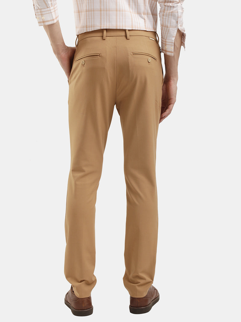 COTTON STRETCH PLAIN TROUSER