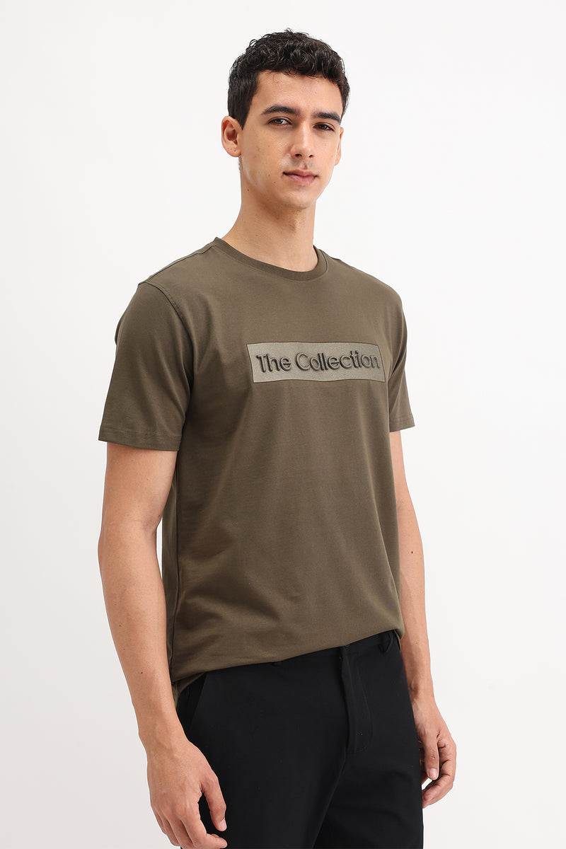 EMBOSSED PRINT T-SHIRT