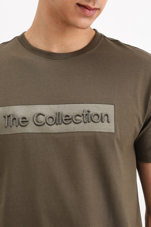 EMBOSSED PRINT T-SHIRT