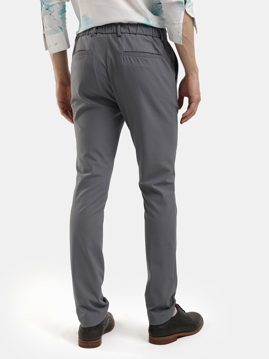 4-WAY TUTOR GREY STRETCH TROUSERS