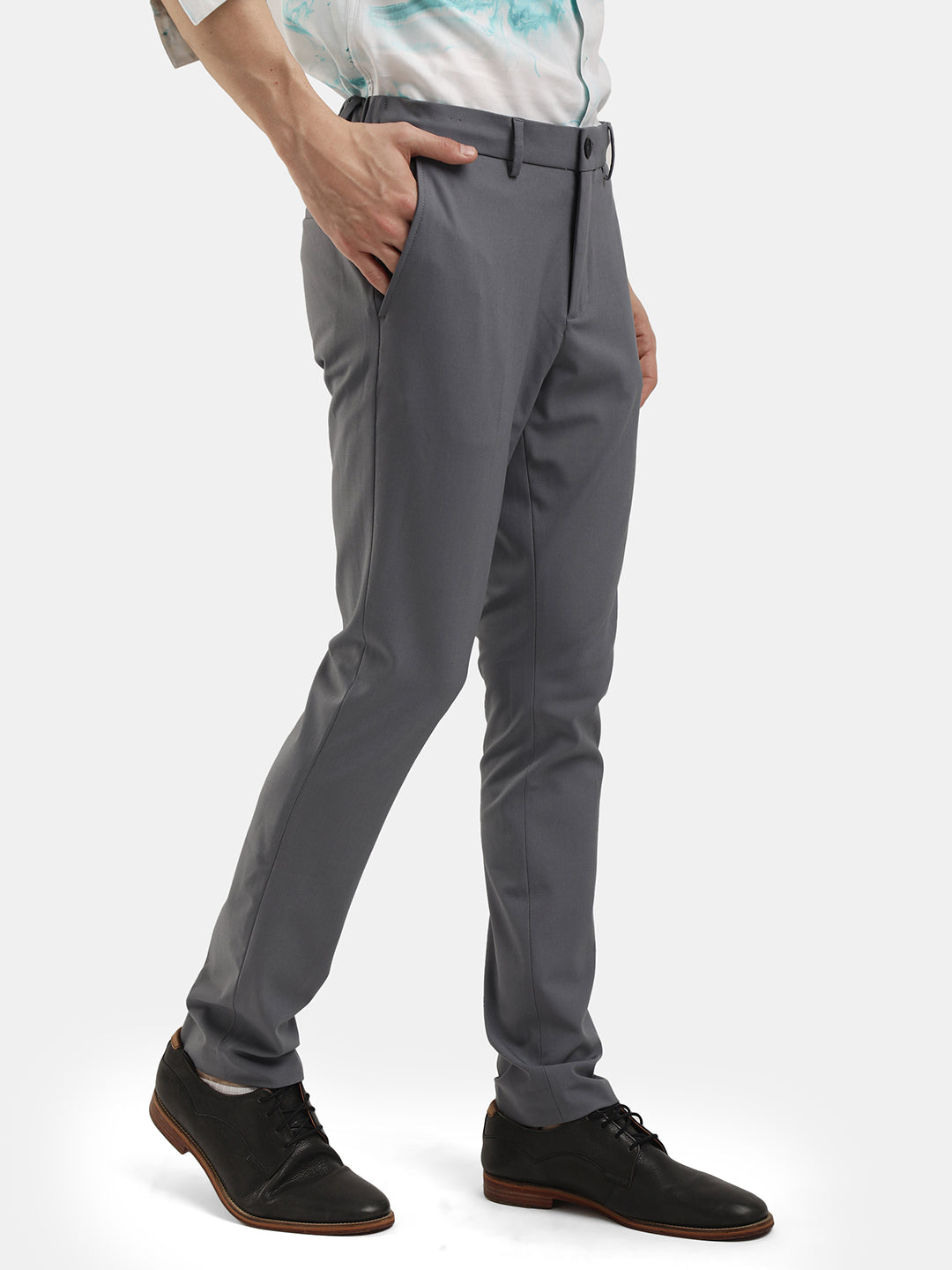 4-WAY TUTOR GREY STRETCH TROUSERS