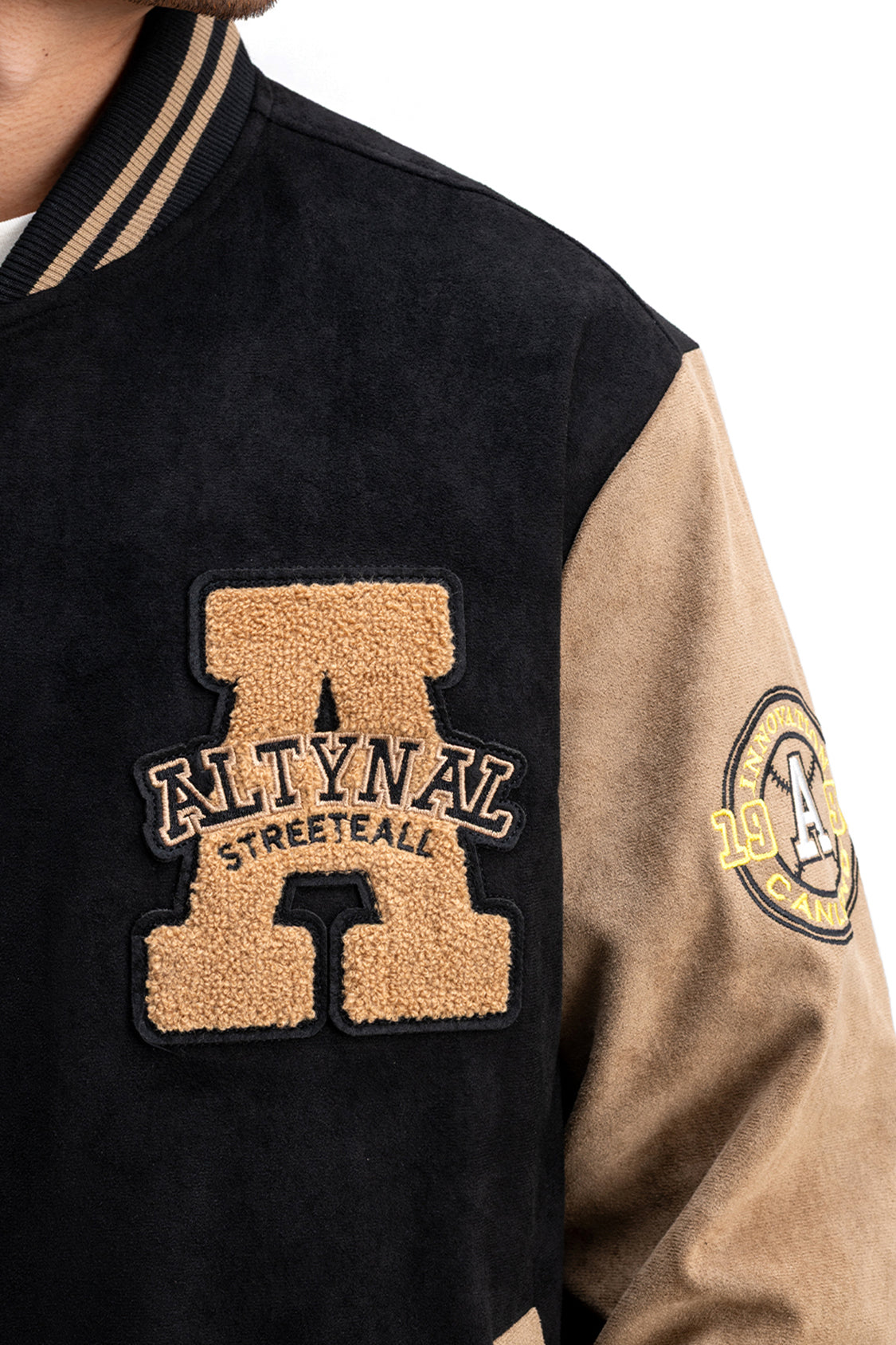ICONIC PATCH VARSITY JACKET