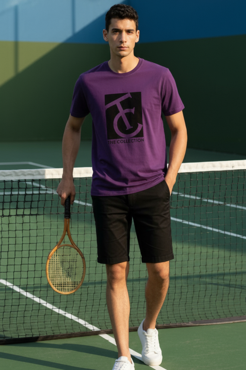 VELVET PRINT T-SHIRT